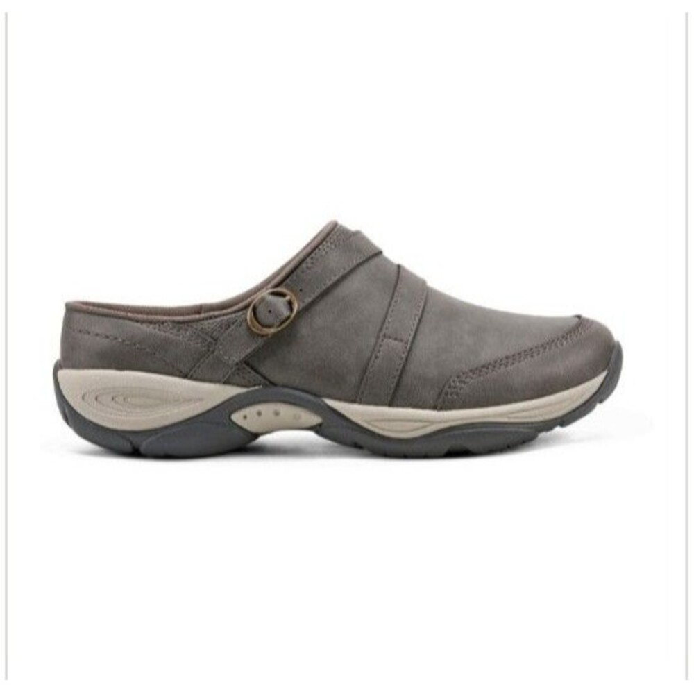 NEW! Women's Easy Spirit Equinox Mules, Dark Gray/Grey Size 11W